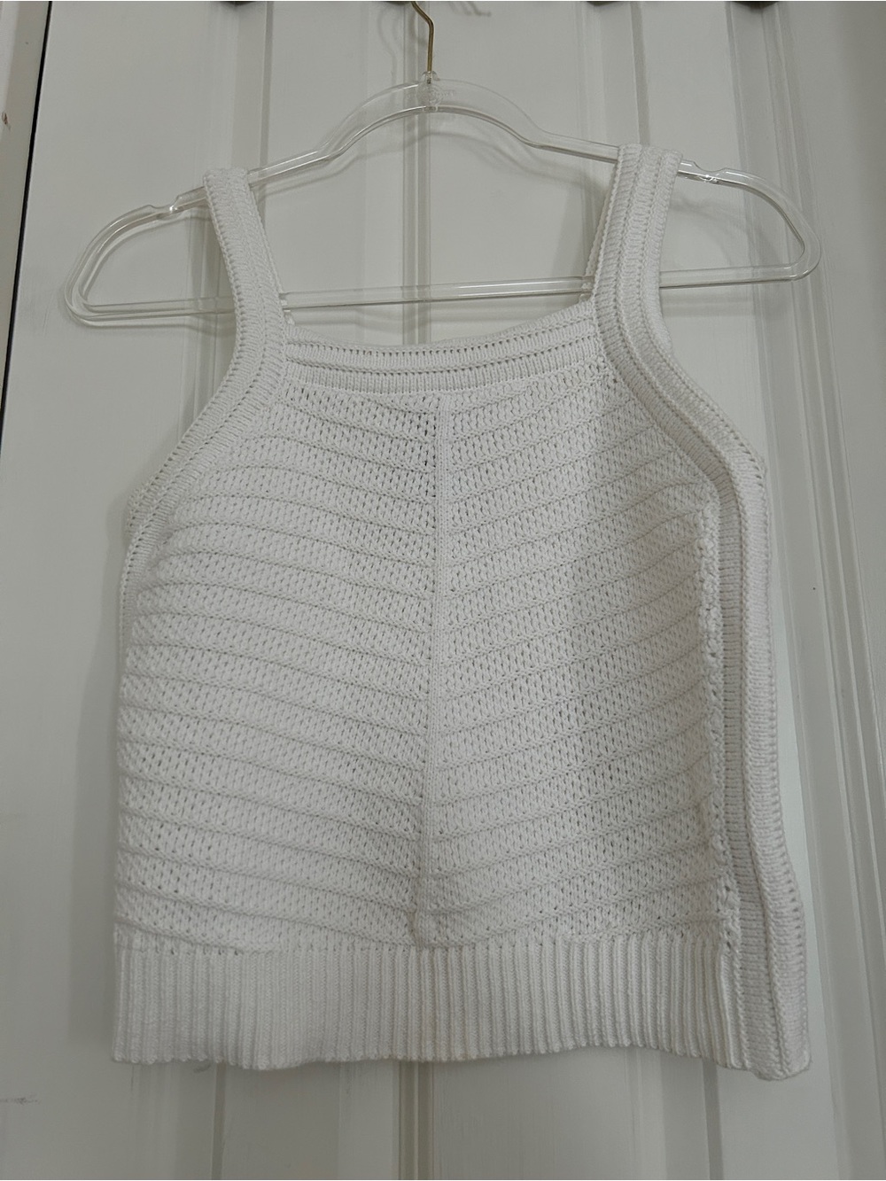 Joie Cream Textured Knit Tank